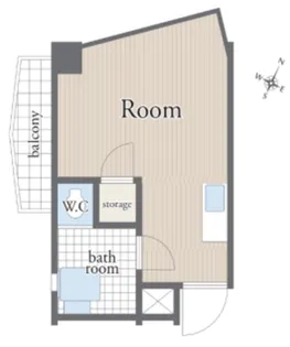 聚楽ハイツ【3階】の間取り