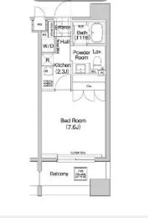 コンフォリア森下【6階】の間取り