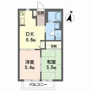 ジョイランド桧町【1階】の間取り