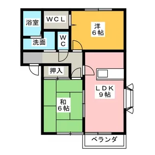 ソレジオ【2階】の間取り