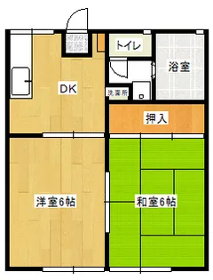パナハイツ片山【1階】の間取り