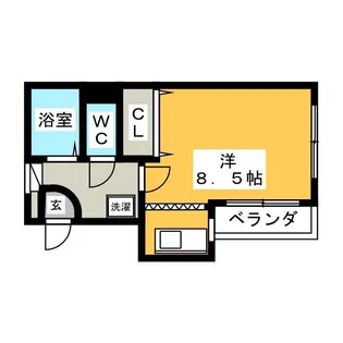 タウンハイツ天池【2階】の間取り