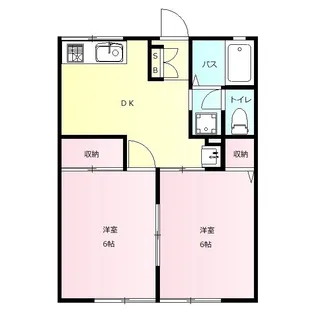 ミツモリハイツ B【2階】の間取り