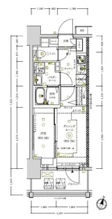 RELUXIA TOKYO EASTII【3階】の間取り