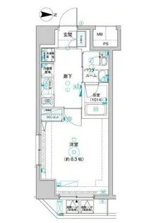 レオーネ三ノ輪【7階】の間取り