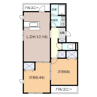 メゾン廣田III【3階】の間取り