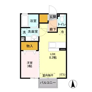サン・ボナール【2階】の間取り