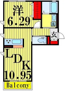 Ateliell【2階】の間取り