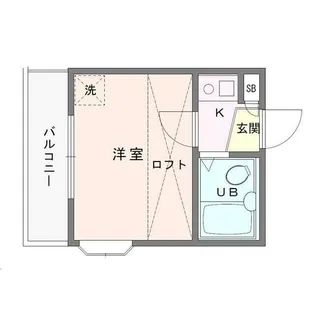サーフ松風町【1階】の間取り