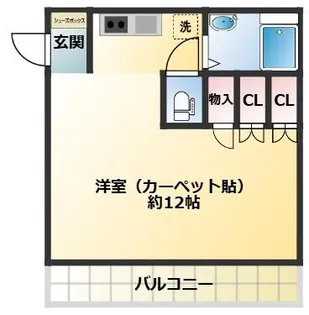 ナカタニビル【4階】の間取り