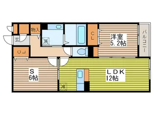 Riviere【2階】の間取り