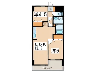 ス-ヴラン寺前【5階】の間取り