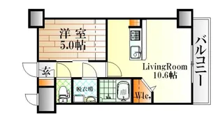 グレーシア観音【2階】の間取り