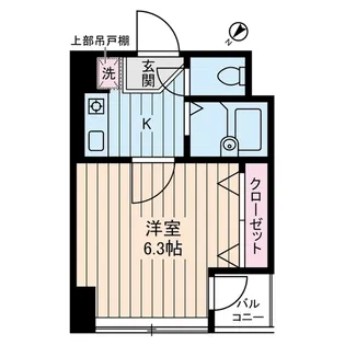 アベニール曙橋【3階】の間取り