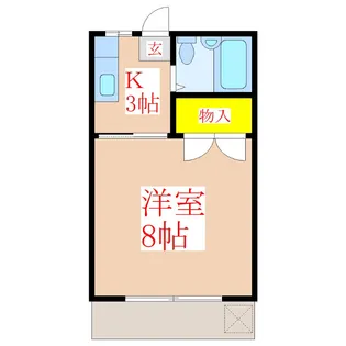 トンボパレス21-III A棟【1階】の間取り