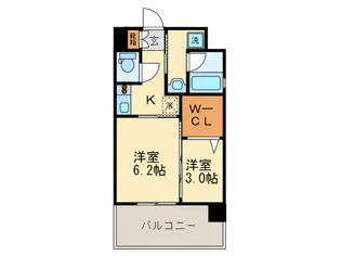 エンクレスト県庁前【10階】の間取り