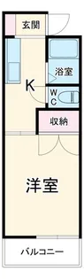 リバーパーク若葉【2階】の間取り