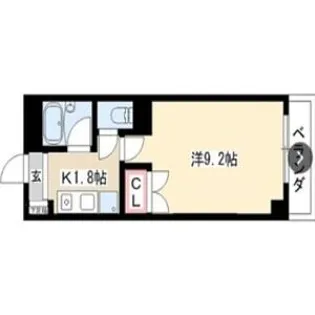 アーク岩塚【3階】の間取り