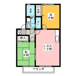 エスポワール東北野 C【2階】の間取り