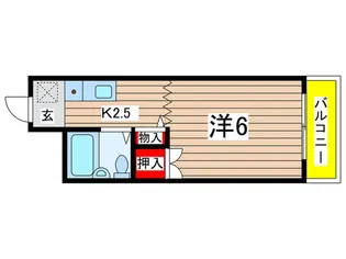 西小岩クロバ-ハイツの間取り