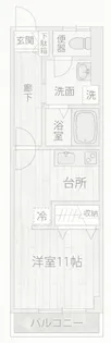 リバーウォーク広瀬【3階】の間取り