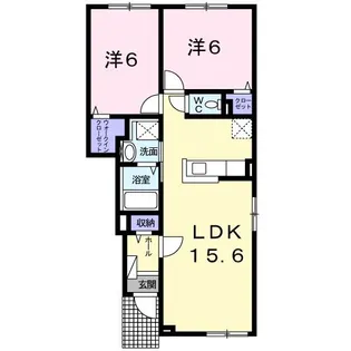 K&MVII【1階】の間取り