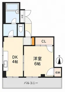 坂ビル【3階】の間取り