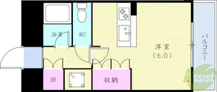 ベルグリーン熊内【2階】の間取り