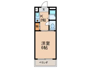 カルムII【2階】の間取り