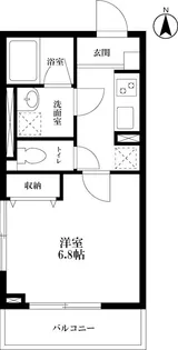 グレイスヒル中野坂上【3階】の間取り