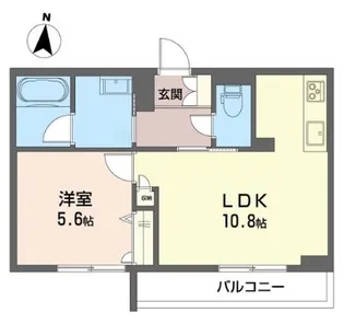 クレスティーク【2階】の間取り