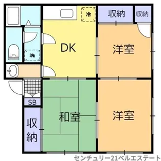 メゾン祇園【1階】の間取り