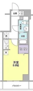 ウィルテラス深川住吉【5階】の間取り
