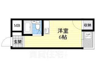 第一東洋ハイツ【4階】の間取り