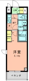 ラフィネジュ大森【2階】の間取り