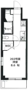 b’CASA亀戸【2階】の間取り