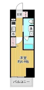 SHOKEN Residence横浜戸部【6階】の間取り