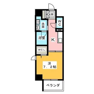 Le Grand Bleu【6階】の間取り