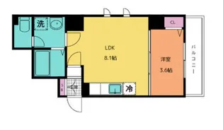 ヴェール広瀬町【2階】の間取り