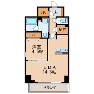 パークアクシス新栄【12階】の間取り