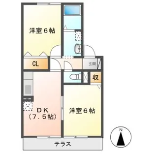 Plaire C【2階】の間取り