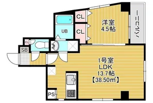 The House minowa【5階】の間取り