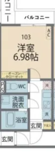 カインドネス橋本II【2階】の間取り