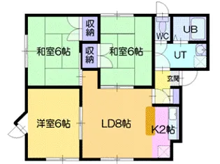 メイユール高砂壱番館【2階】の間取り