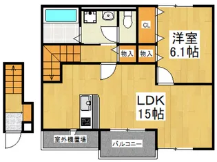 グレイスヴィラ【2階】の間取り
