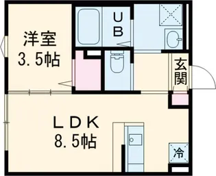 robot home 東綾瀬【3階】の間取り