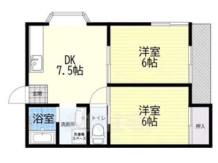 ルベール【2階】の間取り