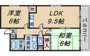 エトワール【2階】の間取り