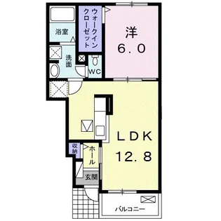 モアニ ケアラ エカヒ【1階】の間取り