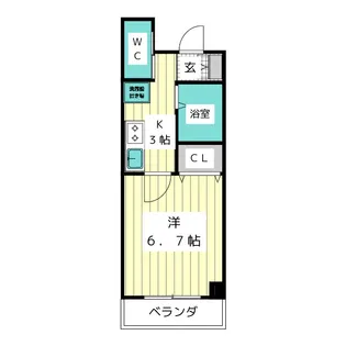 ビラージュ星ヶ丘【3階】の間取り